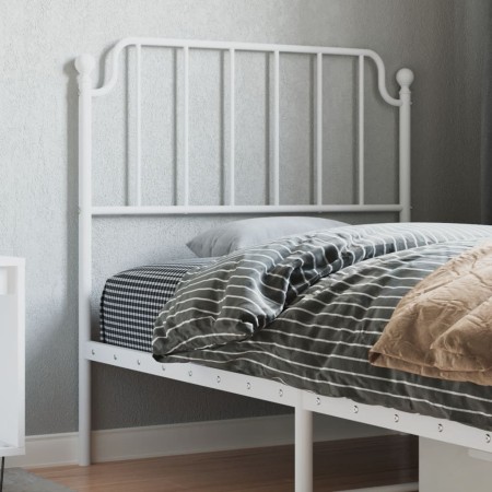 Kopfteil aus weißem Metall, 90 cm von , Kopf- und Fußteile - Ref: Foro24-373964, Preis: 22,26 €, Rabatt: %