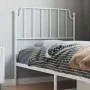 Cabecero de metal blanco 90 cm de , Cabeceros y pies de cama - Ref: Foro24-373964, Precio: 21,94 €, Descuento: %