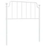 Cabecero de metal blanco 90 cm de , Cabeceros y pies de cama - Ref: Foro24-373964, Precio: 21,94 €, Descuento: %