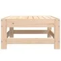 Taburete de jardín madera maciza de pino de , Sofás modulares de exterior - Ref: Foro24-825485, Precio: 61,54 €, Descuento: %