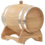 Barril de vino con grifo madera de pino maciza 12 L