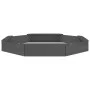 Sandbox with octagon seats solid gray pine wood by , sandboxes - Ref: Foro24-825018, Price: 82,23 €, Discount: %