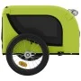 Remolque de bicicleta mascotas hierro tela Oxford verde negro de , Cochecitos para mascotas - Ref: Foro24-94025, Precio: 119,...