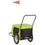 Remolque de bicicleta mascotas hierro tela Oxford verde negro de , Cochecitos para mascotas - Ref: Foro24-94025, Precio: 119,...