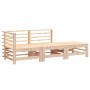 Gartenmöbel-Set 3-teilig aus massivem Kiefernholz von , Modulare Sofas für den Außenbereich - Ref: Foro24-825646, Preis: 160,...