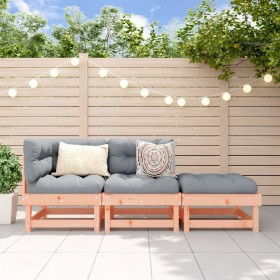 Gartenmöbel-Set 3-teilig aus Massivholz Douglasie von , Modulare Sofas für den Außenbereich - Ref: Foro24-825413, Preis: 147,...