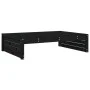 Gartenhocker aus massivem schwarzem Kiefernholz 120x80 cm von , Modulare Sofas für den Außenbereich - Ref: Foro24-825755, Pre...