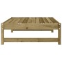 Impregnated pine wood garden stool 120x80 cm by , Modular outdoor sofas - Ref: Foro24-825715, Price: 92,95 €, Discount: %