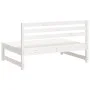 Zentrales Gartensofa aus massivem weißem Kiefernholz 120x80 cm von , Modulare Sofas für den Außenbereich - Ref: Foro24-825703...