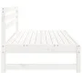 Zentrale Gartensofas, 2 Stück, weißes Kiefernholz, 120 x 80 cm von , Modulare Sofas für den Außenbereich - Ref: Foro24-825717...