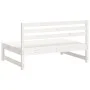 Zentrale Gartensofas, 2 Stück, weißes Kiefernholz, 120 x 80 cm von , Modulare Sofas für den Außenbereich - Ref: Foro24-825717...