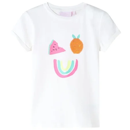 Camiseta infantil color crudo 92 de , Camisetas para niños - Ref: Foro24-11379, Precio: 8,30 €, Descuento: %