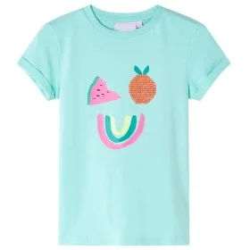 Light mint children's t-shirt 104 by , Kids T-shirts - Ref: Foro24-11385, Price: 8,30 €, Discount: %