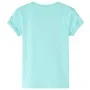 Camiseta infantil menta claro 104 de , Camisetas para niños - Ref: Foro24-11385, Precio: 8,30 €, Descuento: %