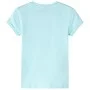 Camiseta infantil aguamarina claro 140 de , Camisetas para niños - Ref: Foro24-11393, Precio: 8,30 €, Descuento: %