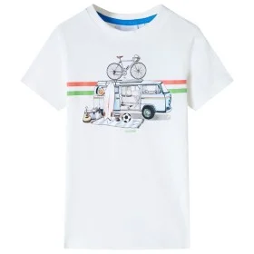 Ecru children's t-shirt 128 by , Kids T-shirts - Ref: Foro24-12037, Price: 8,32 €, Discount: %