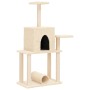 Cat scratching post with cream sisal posts 122 cm by , Cat furniture - Ref: Foro24-172088, Price: 44,25 €, Discount: %