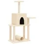 Cat scratching post with cream sisal posts 122 cm by , Cat furniture - Ref: Foro24-172088, Price: 43,62 €, Discount: %