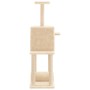 Cat scratching post with cream sisal posts 122 cm by , Cat furniture - Ref: Foro24-172088, Price: 44,25 €, Discount: %