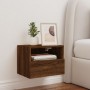TV-Wandschrank aus braunem Eichenholzwerkstoff, 40 x 30 x 30 cm von , TV-Möbel - Ref: Foro24-836852, Preis: 29,10 €, Rabatt: %