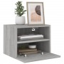 Mueble de pared TV madera de ingeniería gris Sonoma 40x30x30 cm de , Muebles TV - Ref: Foro24-836850, Precio: 28,39 €, Descue...