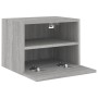 Mueble de pared TV madera de ingeniería gris Sonoma 40x30x30 cm de , Muebles TV - Ref: Foro24-836850, Precio: 28,39 €, Descue...