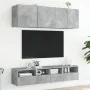 Concrete gray engineered wood TV wall cabinet 40x30x30 cm by , TV Furniture - Ref: Foro24-836846, Price: 28,52 €, Discount: %