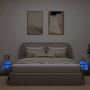 Wand-TV-Schränke mit LED-Leuchten, 2 Stück, weiß, 30 x 28,5 x 30 cm von , TV-Möbel - Ref: Foro24-836974, Preis: 39,98 €, Raba...
