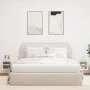 Wall TV cabinets with LED lights 2 pcs white 30x28.5x30 cm by , TV Furniture - Ref: Foro24-836974, Price: 39,43 €, Discount: %