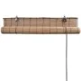 Brown bamboo roller blind 100x220 cm by vidaXL, Blinds and blinds - Ref: Foro24-245814, Price: 33,50 €, Discount: %
