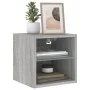 Wandmontierter TV-Schrank mit LED-Leuchten Sonomagrau 30x28,5x30 cm von , TV-Möbel - Ref: Foro24-836983, Preis: 26,67 €, Raba...