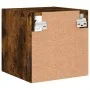 Mueble de TV de pared con luces LED roble ahumado 30x28,5x30 cm de , Muebles TV - Ref: Foro24-836981, Precio: 26,26 €, Descue...