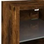 Mueble de TV de pared con luces LED roble ahumado 30x28,5x30 cm de , Muebles TV - Ref: Foro24-836981, Precio: 26,26 €, Descue...
