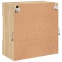 Wandmontierter TV-Schrank mit LED-Leuchten Sonoma-Eiche 58,5 x 30 x 60,5 cm von , TV-Möbel - Ref: Foro24-837094, Preis: 55,81...