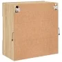 Wandmontierter TV-Schrank mit LED-Leuchten Sonoma-Eiche 58,5 x 30 x 60,5 cm von , TV-Möbel - Ref: Foro24-837094, Preis: 55,10...
