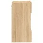 Mueble de TV de pared con luces LED roble Sonoma 40x30x60,5 cm de , Muebles TV - Ref: Foro24-837082, Precio: 42,04 €, Descuen...