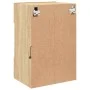 Mueble de TV de pared con luces LED roble Sonoma 40x30x60,5 cm de , Muebles TV - Ref: Foro24-837082, Precio: 42,04 €, Descuen...