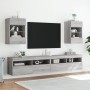 TV-Wandmöbel LED-Leuchten 2 Stück grau Sonoma 40x30x60,5 cm von , TV-Möbel - Ref: Foro24-837089, Preis: 90,22 €, Rabatt: %