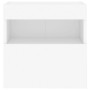 Muebles de TV de pared con luces LED 2 uds blanco 40x30x40 cm de , Muebles TV - Ref: Foro24-837170, Precio: 81,63 €, Descuent...