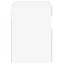 Muebles de TV de pared con luces LED 2 uds blanco 40x30x40 cm de , Muebles TV - Ref: Foro24-837170, Precio: 81,63 €, Descuent...