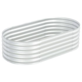 Arriate de acero galvanizado plateado 160x80x44 cm de vidaXL, Maceteros y jardineras - Ref: Foro24-45519, Precio: 88,31 €, De...