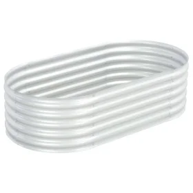 Galvanized silver steel flowerbed 160x80x44 cm by vidaXL, Pots and planters - Ref: Foro24-45519, Price: 85,68 €, Discount: %
