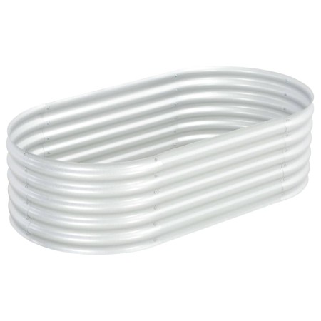 Arriate de acero galvanizado plateado 160x80x44 cm de vidaXL, Maceteros y jardineras - Ref: Foro24-45519, Precio: 88,31 €, De...