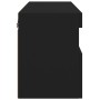 Wandmontierter TV-Schrank mit LED-Leuchten schwarz 60x30x40 cm von , TV-Möbel - Ref: Foro24-837185, Preis: 49,19 €, Rabatt: %