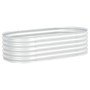 Arriate de acero galvanizado plateado 160x80x44 cm de vidaXL, Maceteros y jardineras - Ref: Foro24-45519, Precio: 88,31 €, De...