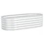 Galvanized silver steel flowerbed 160x80x44 cm by vidaXL, Pots and planters - Ref: Foro24-45519, Price: 88,89 €, Discount: %