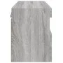 Wall-mounted TV cabinet with LED lights Sonoma gray 60x30x40 cm by , TV Furniture - Ref: Foro24-837193, Price: 50,80 €, Disco...