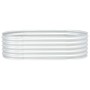 Arriate de acero galvanizado plateado 160x80x44 cm de vidaXL, Maceteros y jardineras - Ref: Foro24-45519, Precio: 88,31 €, De...