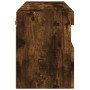 Wandmontierter TV-Schrank mit LED-Leuchten, geräucherte Eiche, 60 x 30 x 40 cm von , TV-Möbel - Ref: Foro24-837191, Preis: 57...