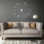 Modernes Design 3D Wanduhr 100 cm XXL silber von vidaXL, Wanduhren - Ref: Foro24-50636, Preis: 28,71 €, Rabatt: %
